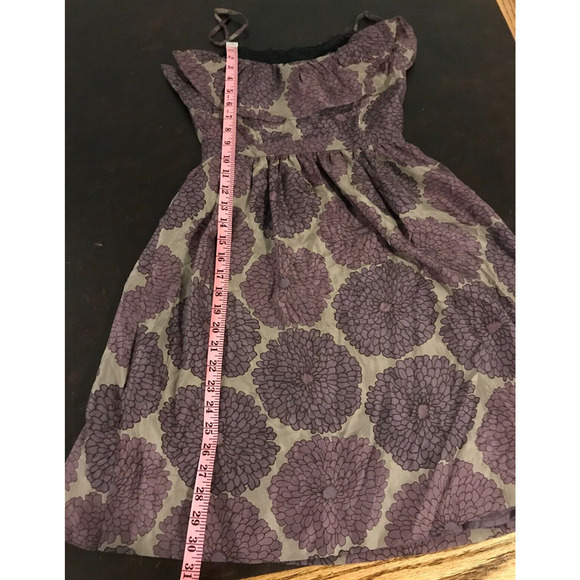 Anthropologie Purple Lace Mini Dress - Picture 8 of 11